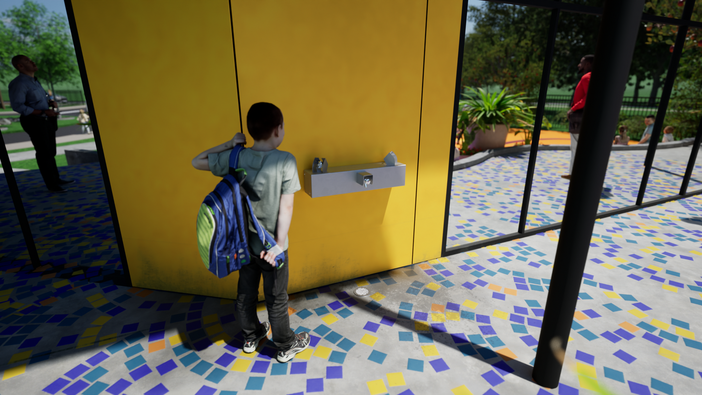Mount Hikurangi Wall Mounted Drinking Fountain
