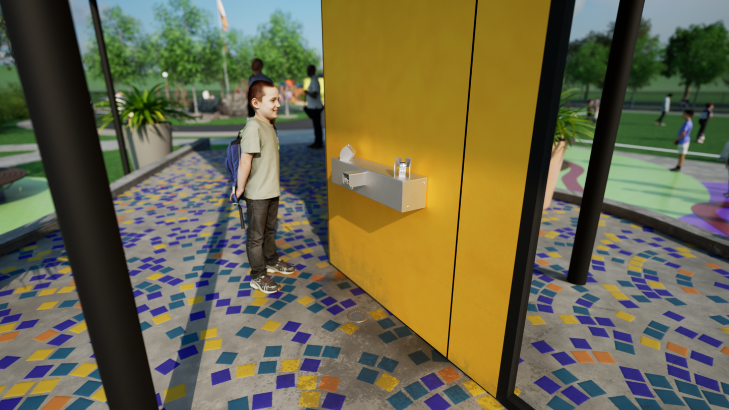 Mount Hikurangi Wall Mounted Drinking Fountain