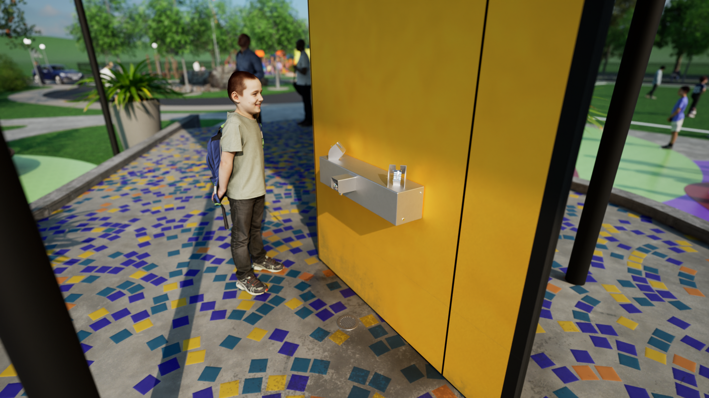 Mount Hikurangi Wall Mounted Drinking Fountain