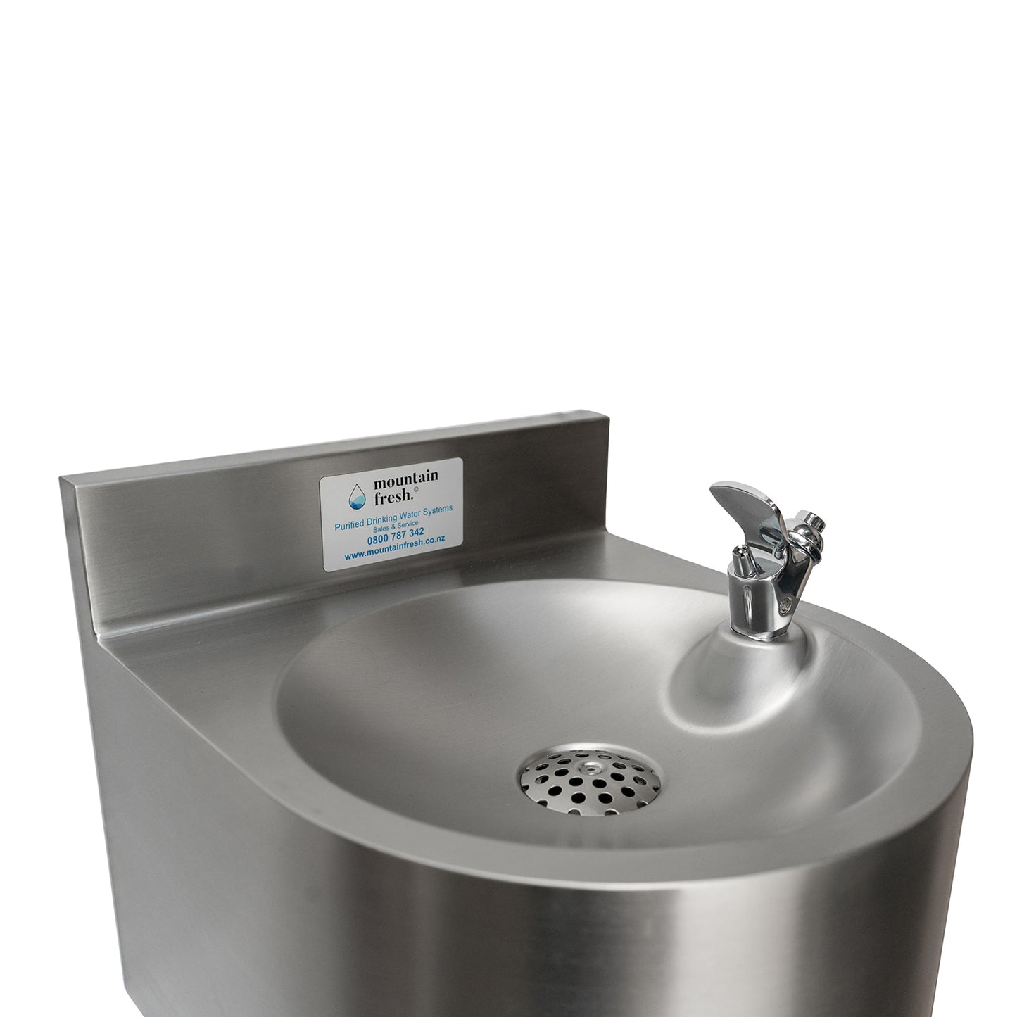 Stainless Steel Wall Mounted Drinking Fountain - Mount Cardrona