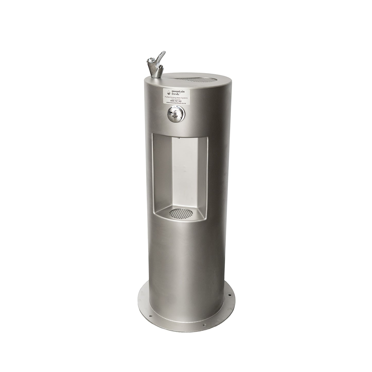 Stainless Steel Drinking Fountain with Bottle Filler - Mount Eden