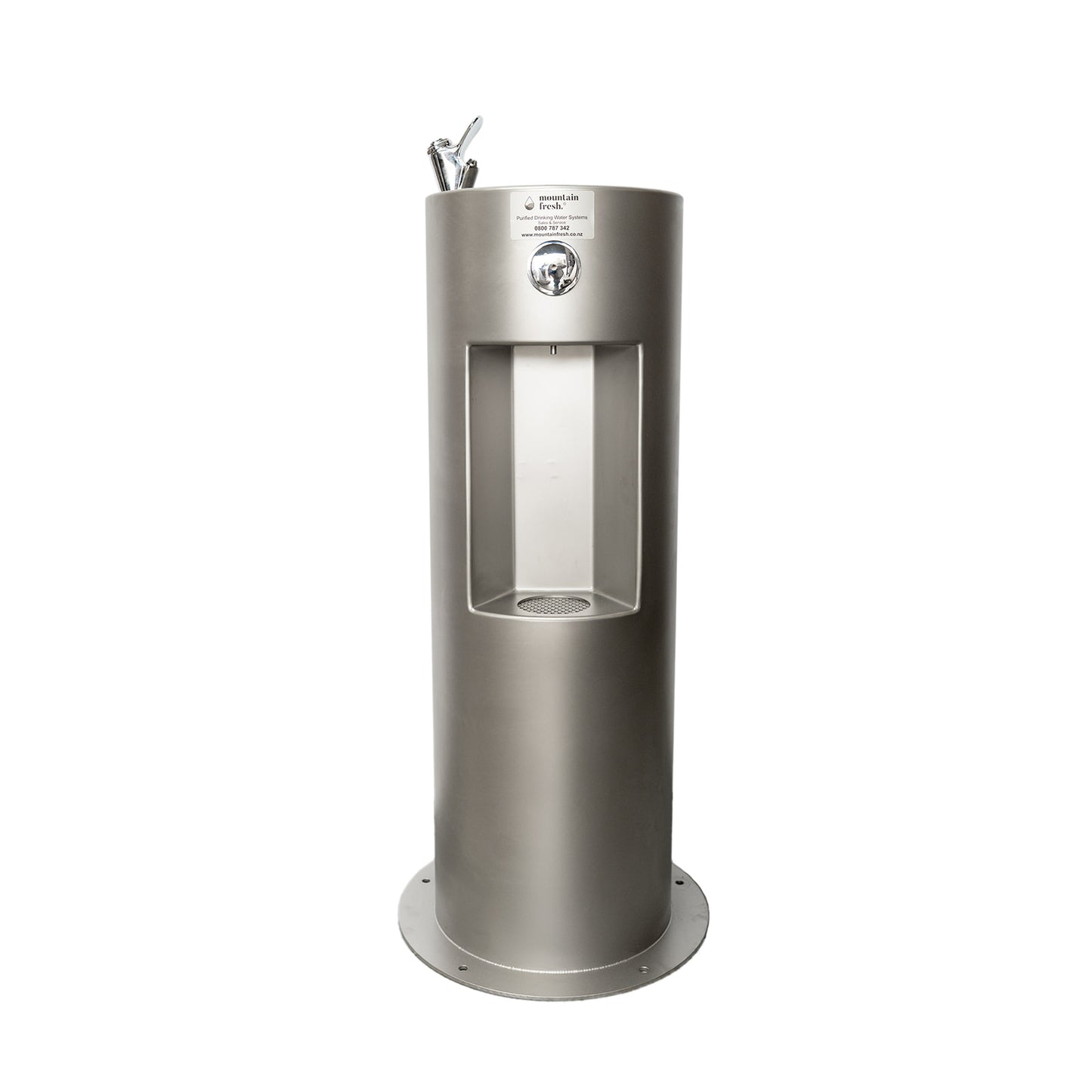 Stainless Steel Drinking Fountain with Bottle Filler - Mount Eden