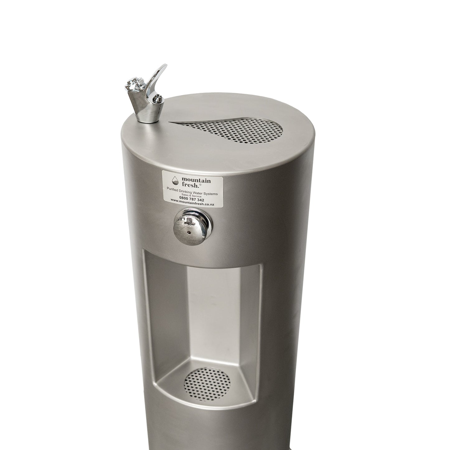 Stainless Steel Drinking Fountain with Bottle Filler - Mount Eden