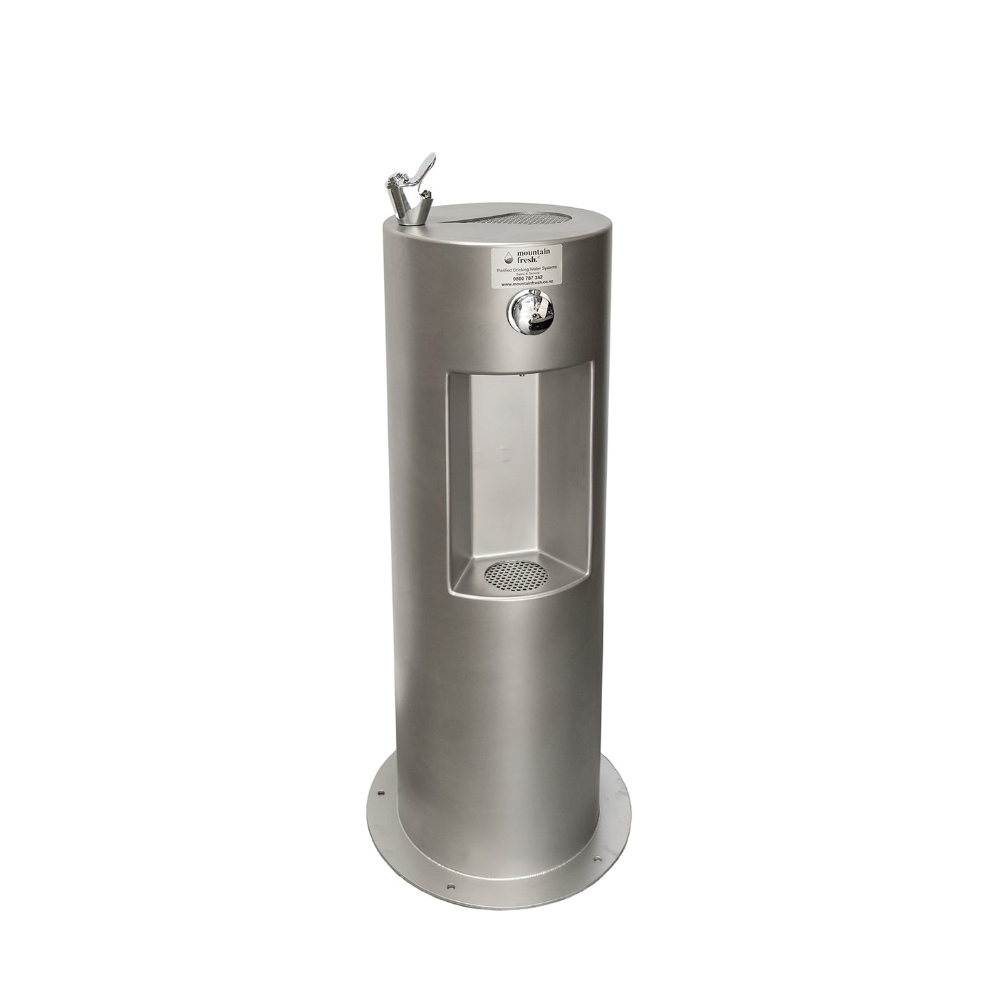 Stainless Steel Drinking Fountain with Bottle Filler - Mount Eden