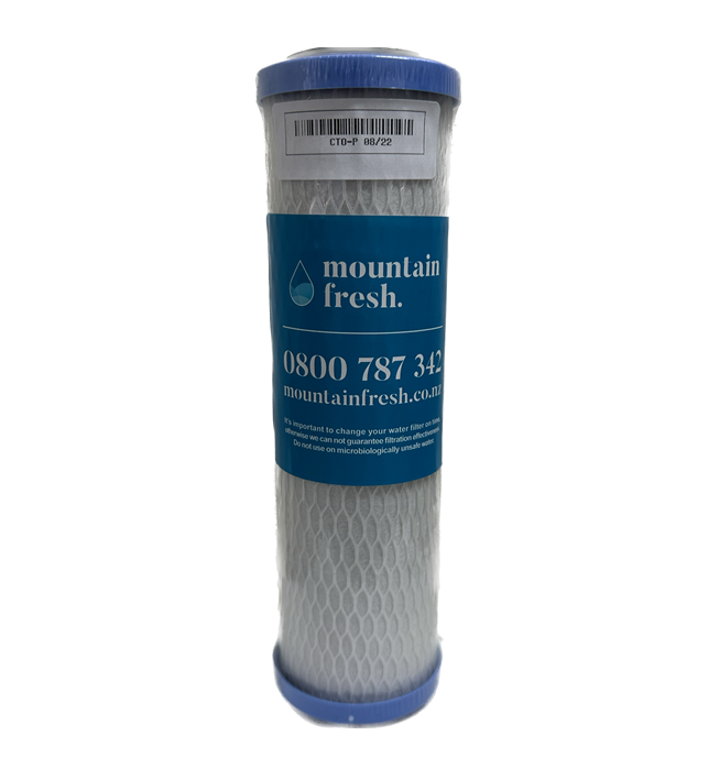 Mountain Fresh Carbon Block 10 Micron Filter CTO-P – 10-micron carbon block filter.