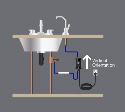 Diagram of Mountain Fresh Underbench LED UV water purification system