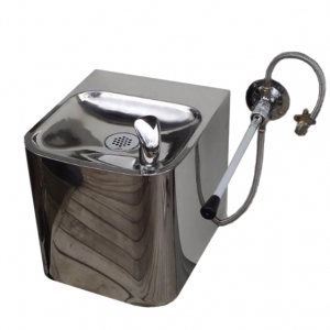 Lever Operated Stainless Steel Wall Mounted Fountain With Robust Bottle Filler - Mount Cardrona