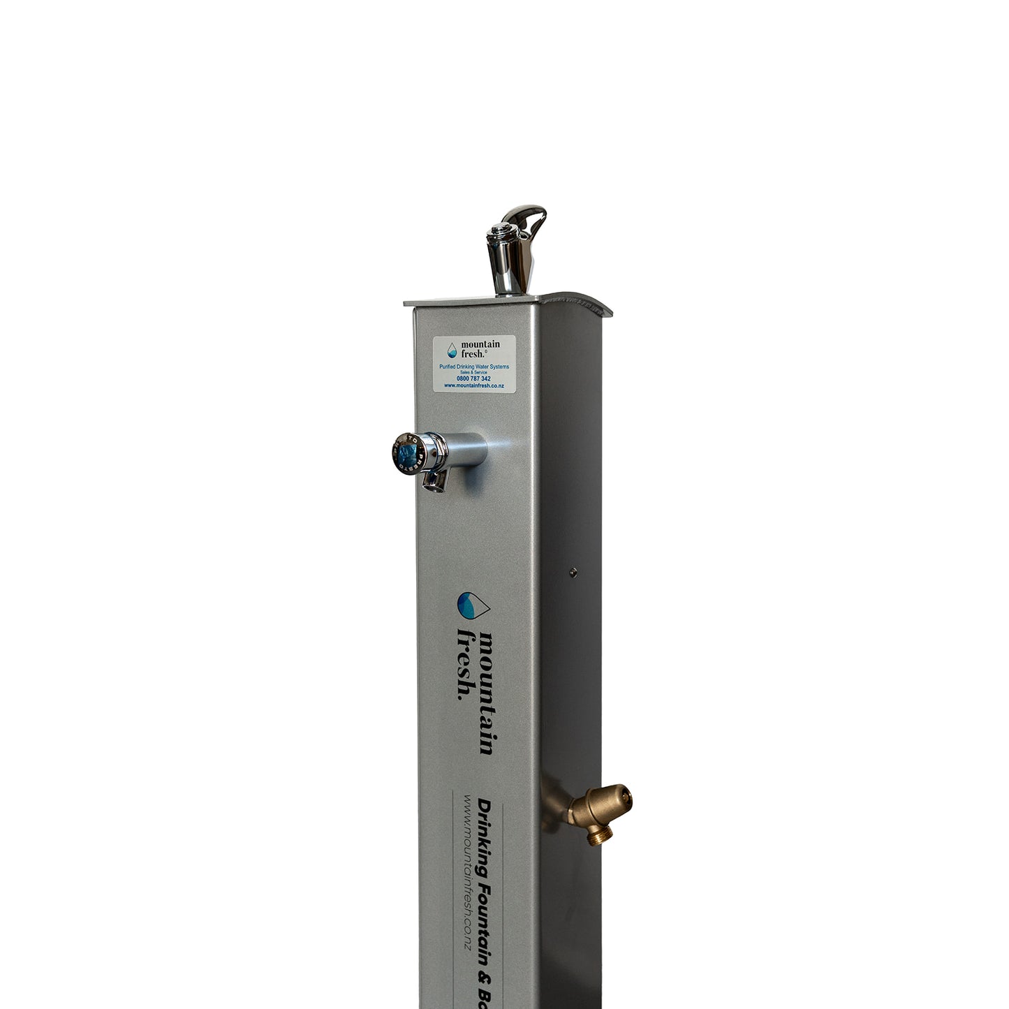 Freestanding Drinking Fountain Curved - Mount Hutt