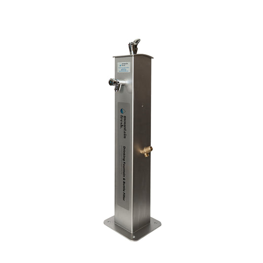 Stainless Steel Variable Heights Drinking Fountain - Mount Maunganui