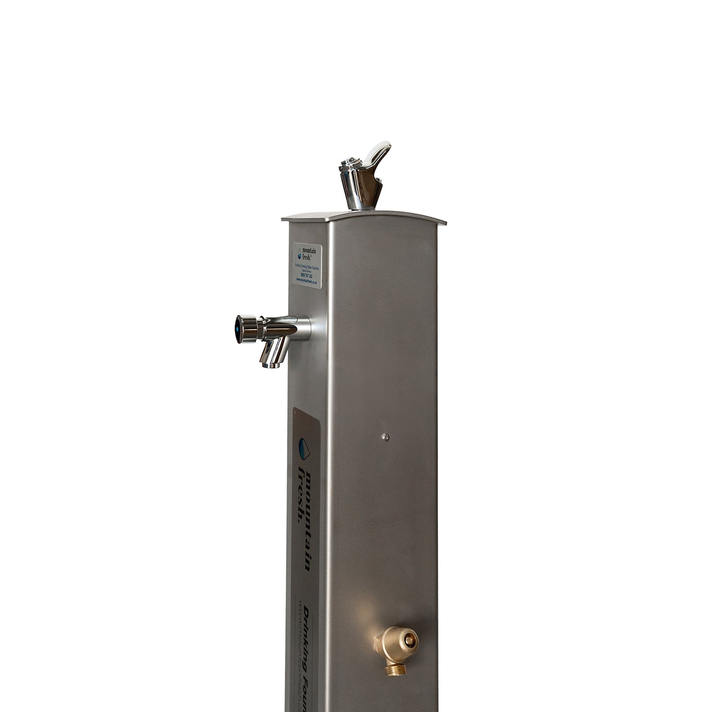 Stainless Steel Variable Heights Drinking Fountain - Mount Maunganui