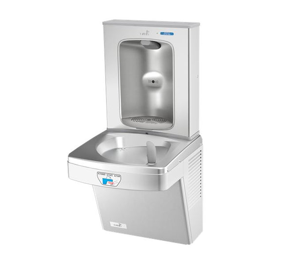Mount Burns Surface Mounted Drinking Fountain with Bottle Filler