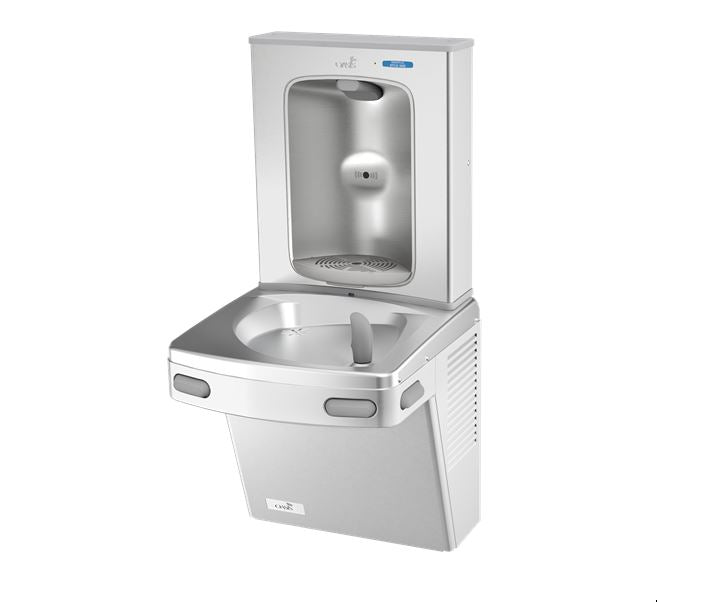 Mount Burns Surface Mounted Drinking Fountain with Bottle Filler
