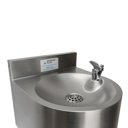 Stainless Steel Wall Mounted Drinking Fountain - Mount Cardrona