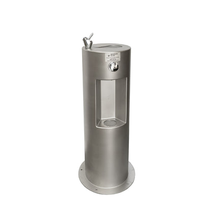 Stainless Steel Drinking Fountain with Bottle Filler - Mount Eden