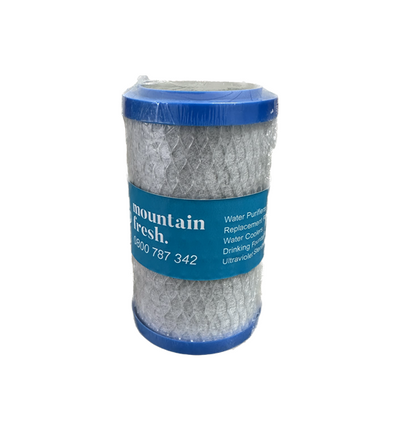 Carbon Block 5-Inch Filter CC51 – Mountain Fresh 5-inch carbon block water filter, slightly different model than CC55.