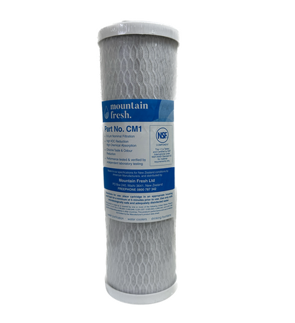 Carbon Block Filter CM1 – Mountain Fresh CM1 standard carbon block water filter.