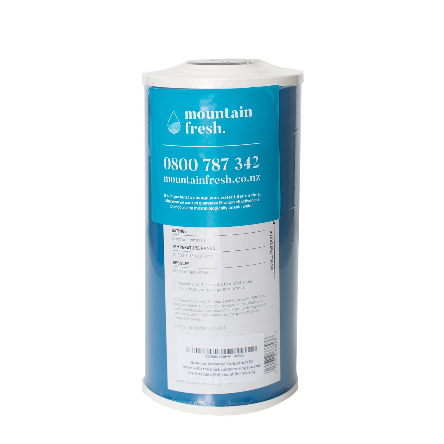 Granulated Carbon/KDF 10 Micron Jumbo Filter - CBWGAC/KDF-P