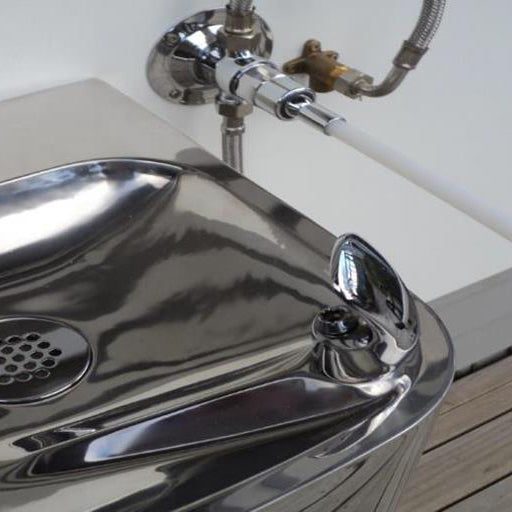 Lever Operated Stainless Steel Wall Mounted Fountain With Robust Bottle Filler - Mount Cardrona