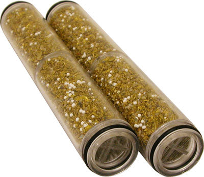 Replacement shower hose filter showing compact design for clean water flow.