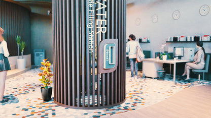 The Deco - Wall Mounted Bottle Filler